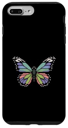 Butterfly Pixel Art Retro Spiele Gamer Jungen Mädchen Kinder Hülle für iPhone 7 Plus/8 Plus von ButterflyAxis1
