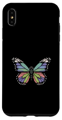 Butterfly Pixel Art Retro Spiele Gamer Jungen Mädchen Kinder Hülle für iPhone XS Max von ButterflyAxis1