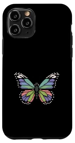 Schmetterling Zoo Tierliebhaber Pixel 8 Bit Jungen Mädchen Kinder Hülle für iPhone 11 Pro von ButterflyAxis1