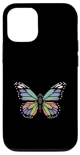 Schmetterling Zoo Tierliebhaber Pixel 8 Bit Jungen Mädchen Kinder Hülle für iPhone 12/12 Pro von ButterflyAxis1