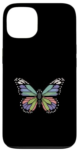 Schmetterling Zoo Tierliebhaber Pixel 8 Bit Jungen Mädchen Kinder Hülle für iPhone 13 von ButterflyAxis1
