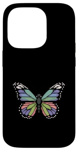 Schmetterling Zoo Tierliebhaber Pixel 8 Bit Jungen Mädchen Kinder Hülle für iPhone 14 Pro von ButterflyAxis1