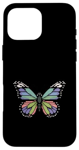 Schmetterling Zoo Tierliebhaber Pixel 8 Bit Jungen Mädchen Kinder Hülle für iPhone 16 Pro Max von ButterflyAxis1