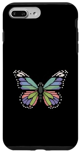 Schmetterling Zoo Tierliebhaber Pixel 8 Bit Jungen Mädchen Kinder Hülle für iPhone 7 Plus/8 Plus von ButterflyAxis1