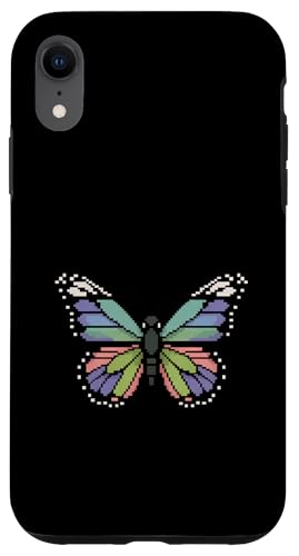 Schmetterling Zoo Tierliebhaber Pixel 8 Bit Jungen Mädchen Kinder Hülle für iPhone XR von ButterflyAxis1