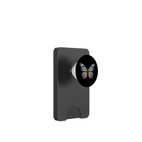 Schmetterling Zoo Tierliebhaber Pixel 8 Bit Jungen Mädchen Kinder PopSockets PopWallet für MagSafe Schmetterling Zoo Tierliebhaber Pixel 8 Bit Jungen Mädchen Kinder PopSockets PopWallet für MagSafe von ButterflyAxis1