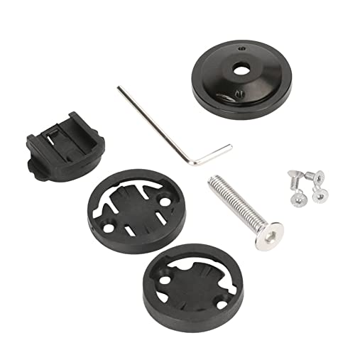 Butyeak Fahrrad Halter Fahrradcomputer, Fahrrad Computer Halterung, Halterung kompatibel, Vorbauhalterung Adapter Mount Replacement Insert für Out Front Fahrradhalterung(Schwarz) von Butyeak