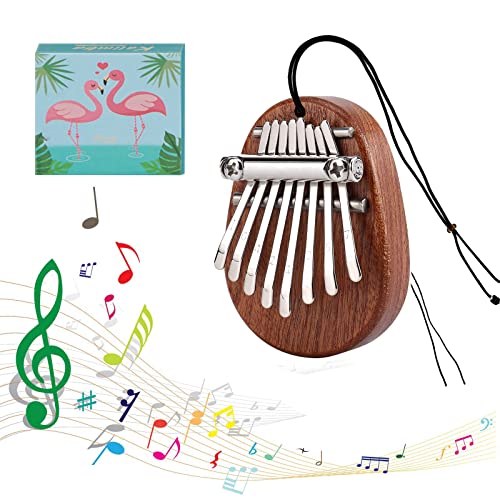 Kalimba Finger Klavier, Daumenklavier, Mini Daumen Musikinstrument, Holz Daumenklavier, Marimba Finger Percussion, Kinderspielzeug, Kalimba Piano,8 Tasten Marimba Klavier, für Kinder, Anfänger, Klein von Butyeak