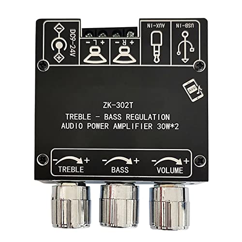 BuyWeek Bluetooth Verstärker Modul, Hifi Stereo - 2.0 Audio Amplifier Board, 2 x 50 W Digital Power Verstärker für Home Theater Lautsprecher von BuyWeek