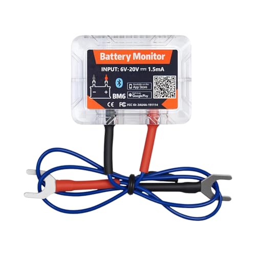 BuyWeek 12V Autobatterietester KFZ Bluetooth 4.2 batterie monitor mit Standort-Suche Batterie Überwachung Echtzeit Batterieinformationen anzeigen für Wohnmobile Motorräder Autos BuyWeek 12V Autobatterietester KFZ Bluetooth 4.2 batterie monitor mit Standort-Suche Batterie Überwachung Echtzeit Batterieinformationen anzeigen für Wohnmobile Motorräder Autos von BuyWeek