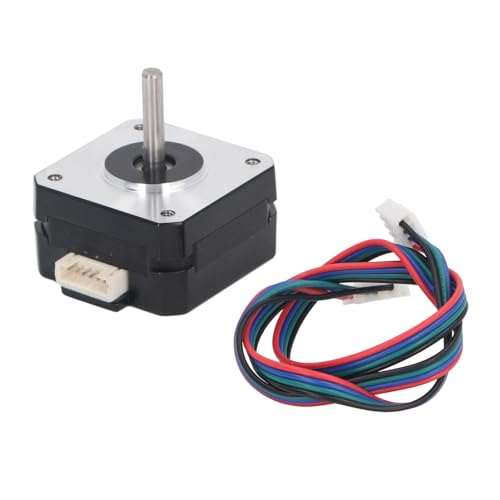 BuyWeek 42 Schrittmotor, 2 Phasen 1,8 Grad 1A 0,22N.M Hohes Drehmoment Schritt Motor für 3D Drucker, Hochtemperaturbeständig Niedriges Geräusch BuyWeek 42 Schrittmotor, 2 Phasen 1,8 Grad 1A 0,22N.M Hohes Drehmoment Schritt Motor für 3D Drucker, Hochtemperaturbeständig Niedriges Geräusch von BuyWeek