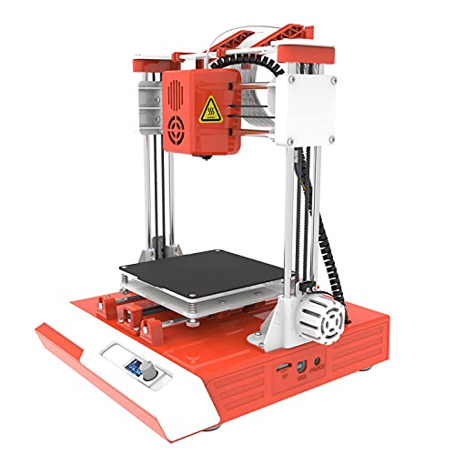 BuyWeek Mini-3D-Drucker, K2 Desktop-3D-Drucker-Kit FDM-3D-Drucker für die Haushaltsbildung 100 * 100 * 100mm Druckgröße(EU-Stecker) von BuyWeek