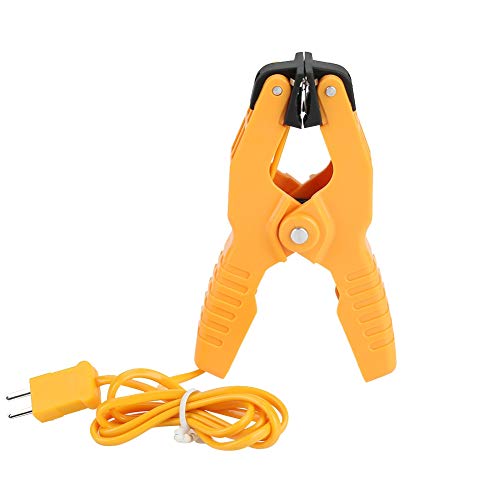 BuyWeek Thermoelement Typ K, -40℃ bis 200 ℃ HT-05 K Typ Thermoelement Sensor Hohe Genauigkeit Temperatur Blei Rohrklemme 1~3/8 Zoll für Industrie Temperaturmessung von BuyWeek