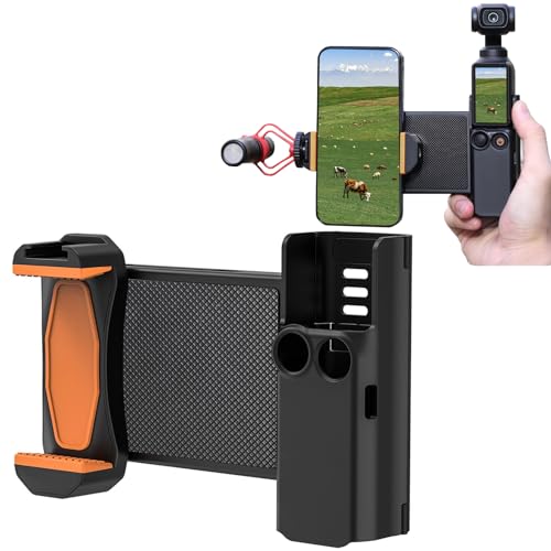 Buziba Handy-Halterung für DJI Osmo Pocket 3, Erweiterungszubehör, Smartphone-Handyhalterung mit Aufbewahrungstasche Buziba Handy-Halterung für DJI Osmo Pocket 3, Erweiterungszubehör, Smartphone-Handyhalterung mit Aufbewahrungstasche von Buziba
