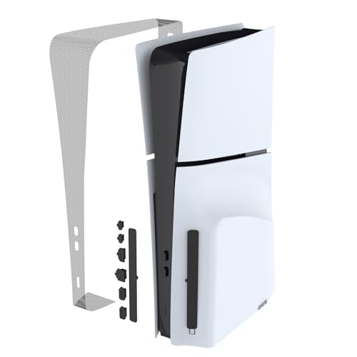 Buziba Staubschutznetz für PS5 Slim Konsole Staubdichte Abdeckung Silikon Anti-Staub-Stecker Zubehör Kompatibel Disc Version/Digital Version Buziba Staubschutznetz für PS5 Slim Konsole Staubdichte Abdeckung Silikon Anti-Staub-Stecker Zubehör Kompatibel Disc Version/Digital Version von Buziba