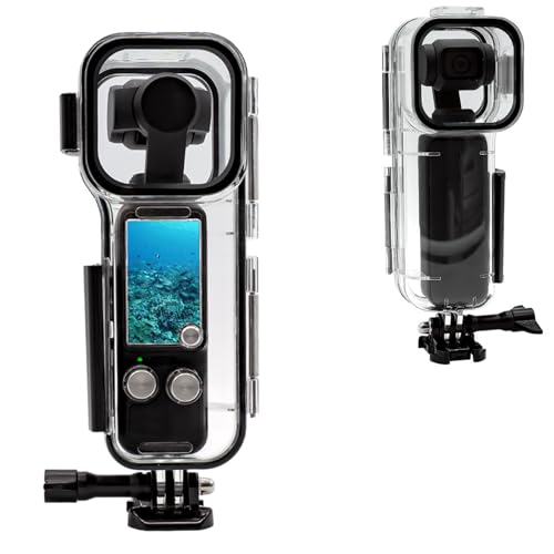 Buziba Wasserdichtes Gehäuse Unterwasser-Tauchkoffer Schutzhülle für DJI Osmo Pocket 3 Action-Kamera 45M Tauchgehäuse Abdeckung Shell von Buziba