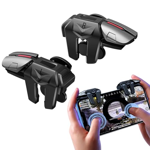 Bvizyelck 2 Stück Mobile Controller Handy 4 Triggers Joystick Game Gadgets Mobile Triggers Handy Mobile Game Controller 4 Auslöser Handy Controller Joystick Für Smartphone Bvizyelck 2 Stück Mobile Controller Handy 4 Triggers Joystick Game Gadgets Mobile Triggers Handy Mobile Game Controller 4 Auslöser Handy Controller Joystick Für Smartphone von Bvizyelck