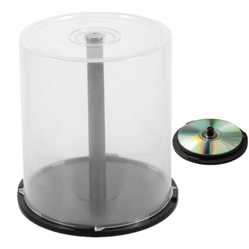 Bvizyelck C D-/Dvd-Kuchenbox Mit Spindel -Dvd-Aufbewahrungseimer Leer Dvd-Kuchenbox Kunststoff Dvd-Aufbewahrungsbehälter Leerer C D-Aufbewahrungshalter Bvizyelck C D-/Dvd-Kuchenbox Mit Spindel -Dvd-Aufbewahrungseimer Leer Dvd-Kuchenbox Kunststoff Dvd-Aufbewahrungsbehälter Leerer C D-Aufbewahrungshalter von Bvizyelck