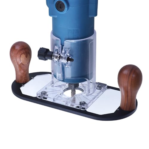 Bvizyelck Fräser Grundplatte,Holzfräser Basisplatte Für Trimmer - Zubehör Für Kreissägen Gewerblich Nutzer Bvizyelck Fräser Grundplatte,Holzfräser Basisplatte Für Trimmer - Zubehör Für Kreissägen Gewerblich Nutzer von Bvizyelck