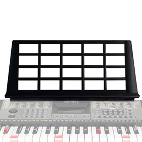 Bvizyelck Keyboard-Notenständer, Notenhalter für Keyboard - Tragbarer Notenhalter - Faltbarer Notenhalter für Klaviertastatur-Anfänger und professionelle Interpreten Bvizyelck Keyboard-Notenständer, Notenhalter für Keyboard - Tragbarer Notenhalter - Faltbarer Notenhalter für Klaviertastatur-Anfänger und professionelle Interpreten von Bvizyelck