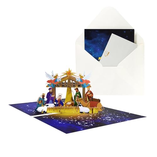 Weihnachtskarten Pop-Up Karte Weihnachtskrippe Mit Umschlag Karte Zu Weihnachten Weihnachtskarten Mit Umschlag Karte Zu Weihnachten Handgemachte Geschenkkarte Für Winter von Bvizyelck