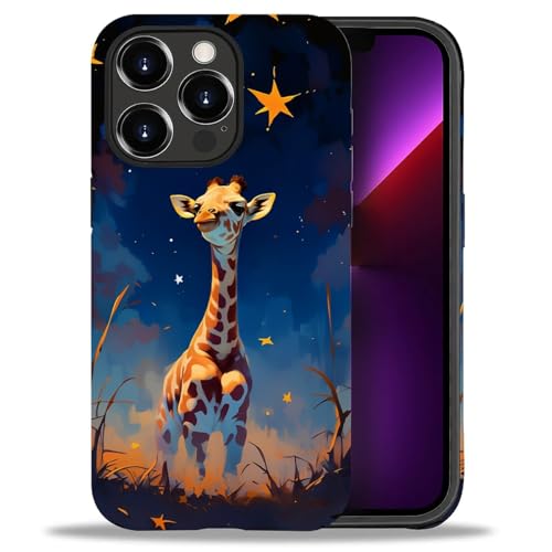 Bvkilrvc Kompatibel mit iPhone 13 Pro Hülle, Giraffe Cute Animal Pattern Print Matte Phone Case Funny Liquid Silicone Case Impact Resistant Anti-Scratch Shockproof Protective Cover Bvkilrvc Kompatibel mit iPhone 13 Pro Hülle, Giraffe Cute Animal Pattern Print Matte Phone Case Funny Liquid Silicone Case Impact Resistant Anti-Scratch Shockproof Protective Cover von Bvkilrvc