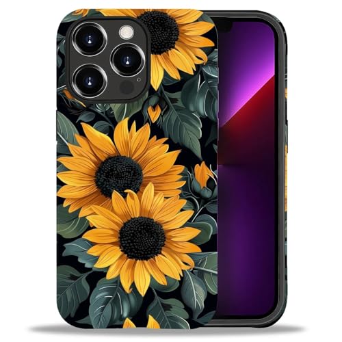 Bvkilrvc Kompatibel mit iPhone 13 Pro Max Hülle, Sonnenblume Blumen Gelb Muster Druck Matte Handyhülle Lustige Liquid Silikon Case Stoßfest Stoßfest Schutzhülle Bvkilrvc Kompatibel mit iPhone 13 Pro Max Hülle, Sonnenblume Blumen Gelb Muster Druck Matte Handyhülle Lustige Liquid Silikon Case Stoßfest Stoßfest Schutzhülle von Bvkilrvc