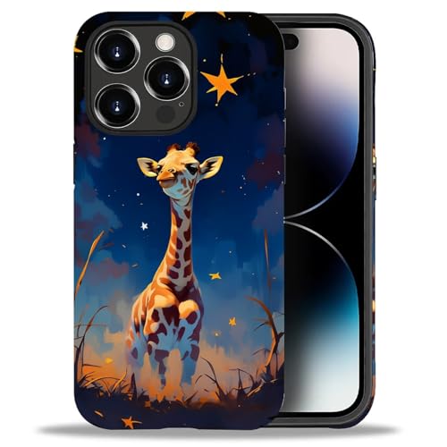 Bvkilrvc Kompatibel mit iPhone 14 Pro Hülle, Giraffe Cute Animal Pattern Print Matte Phone Case Funny Liquid Silicone Case Impact Resistant Anti-Scratch Shockproof Protective Cover Bvkilrvc Kompatibel mit iPhone 14 Pro Hülle, Giraffe Cute Animal Pattern Print Matte Phone Case Funny Liquid Silicone Case Impact Resistant Anti-Scratch Shockproof Protective Cover von Bvkilrvc