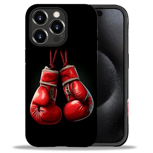 Bvkilrvc Kompatibel mit iPhone 15 Pro Hülle, Rot Boxhandschuhe Muster Druck Matte Handyhülle Lustige Flüssigsilikonhülle Stoßfest Stoßfest Schutzhülle Bvkilrvc Kompatibel mit iPhone 15 Pro Hülle, Rot Boxhandschuhe Muster Druck Matte Handyhülle Lustige Flüssigsilikonhülle Stoßfest Stoßfest Schutzhülle von Bvkilrvc