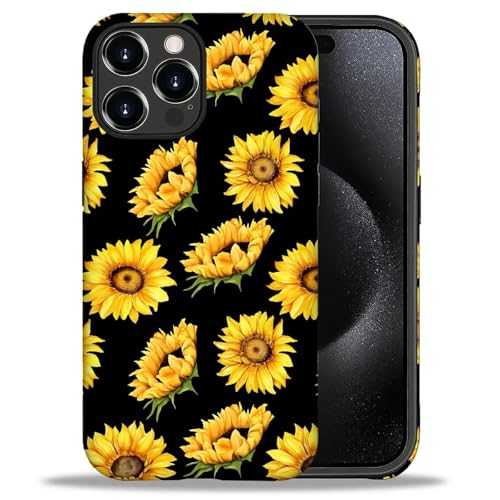 Bvkilrvc Kompatibel mit iPhone 16 Pro Hülle, Sonnenblume Blumen Muster Druck Matte Handyhülle Lustige Flüssigsilikonhülle Stoßfest Stoßfest Schutzhülle Bvkilrvc Kompatibel mit iPhone 16 Pro Hülle, Sonnenblume Blumen Muster Druck Matte Handyhülle Lustige Flüssigsilikonhülle Stoßfest Stoßfest Schutzhülle von Bvkilrvc