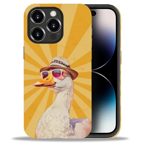Bvkilrvc Schutzhülle für iPhone 14 Pro Max, lustiges Entengelb-Muster, matt, lustig, Flüssigsilikon, stoßfest, kratzfest, stoßfest Bvkilrvc Schutzhülle für iPhone 14 Pro Max, lustiges Entengelb-Muster, matt, lustig, Flüssigsilikon, stoßfest, kratzfest, stoßfest von Bvkilrvc