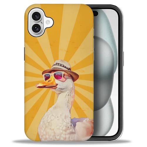 Bvkilrvc Schutzhülle für iPhone 16, lustiges, zartgelbes Muster, matt, lustig, Flüssigsilikon, stoßfest, stoßfest, Schutzhülle Bvkilrvc Schutzhülle für iPhone 16, lustiges, zartgelbes Muster, matt, lustig, Flüssigsilikon, stoßfest, stoßfest, Schutzhülle von Bvkilrvc