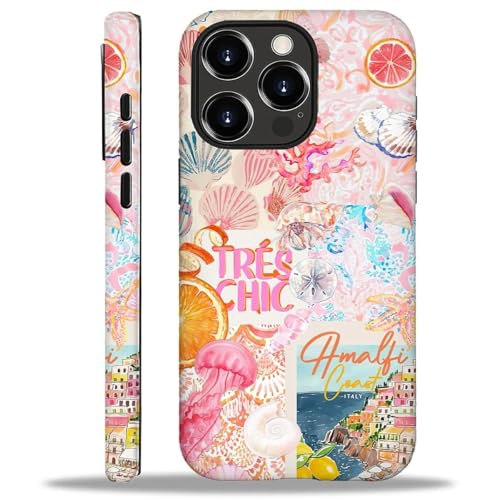 Bvkilrvc Schutzhülle für iPhone 16 Pro Max, rosa Quallen, Stadt-Spleißmuster, matt, lustig, Flüssigsilikon, stoßfest, stoßfest, Schutzhülle Bvkilrvc Schutzhülle für iPhone 16 Pro Max, rosa Quallen, Stadt-Spleißmuster, matt, lustig, Flüssigsilikon, stoßfest, stoßfest, Schutzhülle von Bvkilrvc