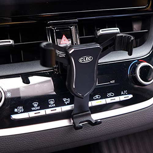Beerte Auto-Handyhalterung passend für Toyota Corolla 2020–2021, verstellbare Auto-Lüftungsschlitz, automatische Armaturenbrett-Handyhalterung für jeden Zoll Handy (Legierung-Schwarz) von Bwen