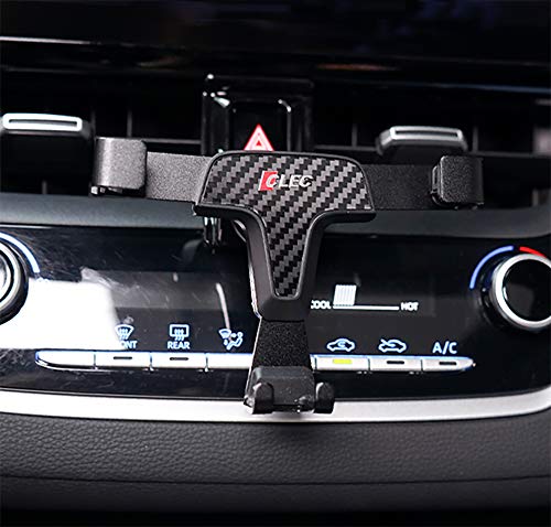 Beerte Auto-Handyhalterung passend für Toyota Corolla 2020–2022, Corolla Cross 2022, verstellbarer Auto-Lüftungsschlitz, Auto-Armaturenbrett-Handyhalterung für alle Zoll Handys (Kohlefaser) von Bwen