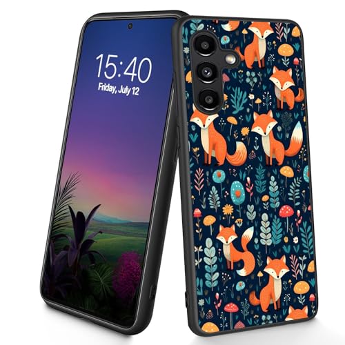 Bxgolkgd Entworfen für Galaxy S23 FE, dünne, weiche TPU-Silikon-Schutzhülle, stoßfest, rutschfest, für Samsung Galaxy S23 FE 2023, 16,3 cm (6,4 Zoll), süßer Fuchs von Bxgolkgd