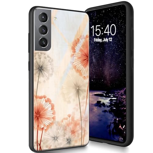 Bxgolkgd Entworfen für Samsung Galaxy S24 Plus 6,7 Zoll (16,7 cm) 2023 Hülle, Hartglas-Rückabdeckung, entworfen mit TPU-Silikon, stoßfest, kratzfest, niedlich von Bxgolkgd