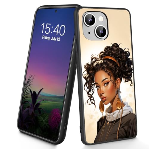 Bxgolkgd Entworfen für iPhone 12/12 Pro, dünne, weiche TPU-Silikon-Schutzhülle, stoßfest, rutschfest, für Apple iPhone 12/12 Pro 2020, 15,5 cm (6,1 Zoll), Mädchen von Bxgolkgd