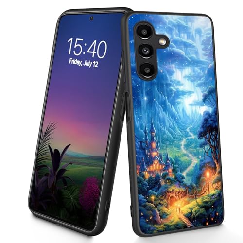 Bxgolkgd Schutzhülle für Galaxy A05S, dünn, weich, TPU-Silikon, stoßfest, rutschfest, für Samsung Galaxy A05S 2023, 17 cm (6,7 Zoll), Traumschloss) von Bxgolkgd