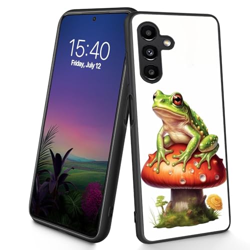 Bxgolkgd Schutzhülle für Galaxy A05S, dünn, weich, TPU-Silikon, stoßfest, rutschfest, für Samsung Galaxy A05S 2023, 6,7 Zoll (17 cm), Pilzfrosch von Bxgolkgd