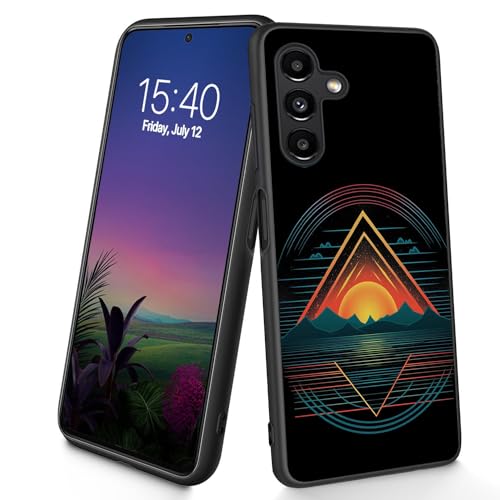 Bxgolkgd Schutzhülle für Galaxy A14 5G, dünn, weich, TPU-Silikon, stoßfest, rutschfest, für Samsung Galaxy A14 5G 2023 16,8 cm (6,6 Zoll), Sonnenaufgang von Bxgolkgd