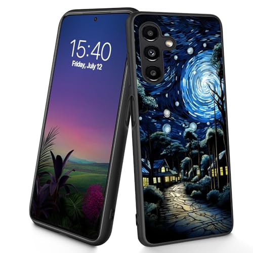 Bxgolkgd Schutzhülle für Galaxy A26 5G, dünn, weich, TPU-Silikon, stoßfest, rutschfest, für Samsung Galaxy A26 5G 2025, 17 cm (6,7 Zoll), Sternennächte von Bxgolkgd