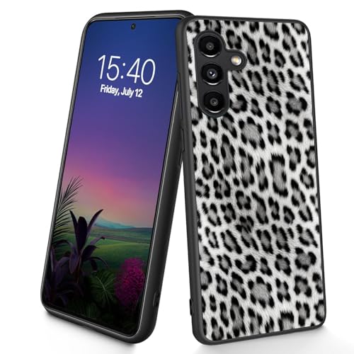 Bxgolkgd Schutzhülle für Galaxy A56 5G, dünn, weich, TPU-Silikon, stoßfest, rutschfest, für Samsung Galaxy A56 5G 2025, 17 cm (6,7 Zoll), Leopardenmuster von Bxgolkgd