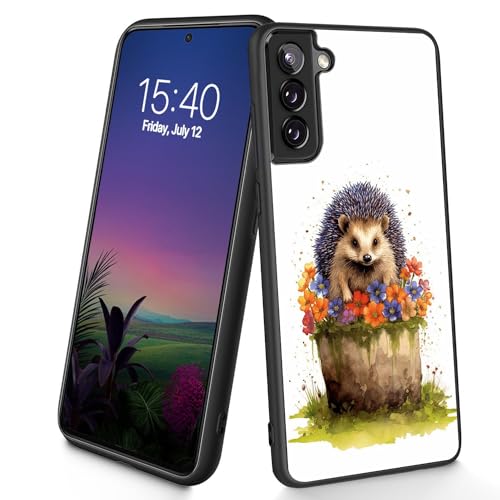 Bxgolkgd Schutzhülle für Galaxy S23 5G, dünn, weich, TPU-Silikon, stoßfest, rutschfest, für Samsung Galaxy S23 5G 2023, 15,5 cm (6,1 Zoll), niedlicher Igel von Bxgolkgd
