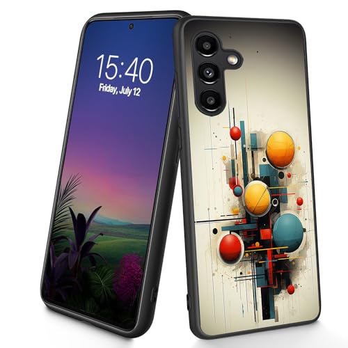 Bxgolkgd Schutzhülle für Galaxy S25 5G, dünn, weiches TPU-Silikon, stoßfest, rutschfest, für Samsung Galaxy S25 5G 2025, 15,7 cm (6,2 Zoll), abstrakte geometrische Formen von Bxgolkgd