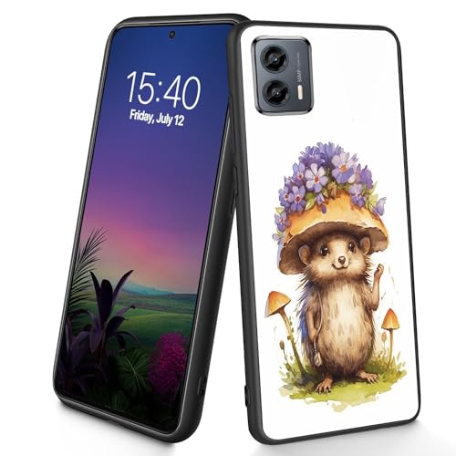 Bxgolkgd Schutzhülle für Moto G 5G 2023, dünn, weich, TPU-Silikon, stoßfest, rutschfest, für Motorola Moto G 5G 2023, 16,5 cm (6,5 Zoll), Pilz-Igel von Bxgolkgd