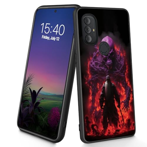 Bxgolkgd Schutzhülle für Moto G Play 2023/G Power (2022)/G Pure 2021, 16,5 cm (6,5 Zoll), dünne, weiche TPU-Silikon-Schutzhülle, stoßfest, rutschfest, Zauberer von Bxgolkgd