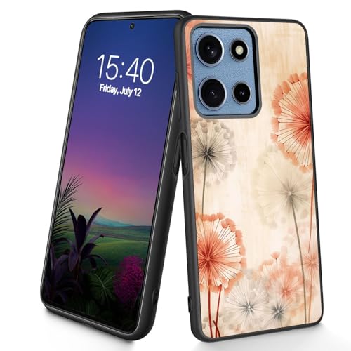 Bxgolkgd Schutzhülle für Moto G Power/Play 2025, dünn, weiches TPU-Silikon, stoßfest, rutschfest, Schutzhülle für Motorola Moto G Power/Play 2025, 17,3 cm (6,8 Zoll), niedlicher Löwenzahn von Bxgolkgd