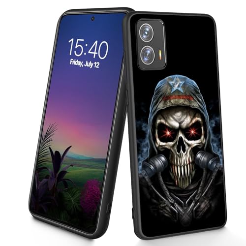 Bxgolkgd Schutzhülle für Moto G Power 5G 2023, schmal, weich, TPU-Silikon, stoßfest, rutschfest, für Motorola Moto G Power 5G 2023, 16,5 cm (6,5 Zoll), Skelett von Bxgolkgd