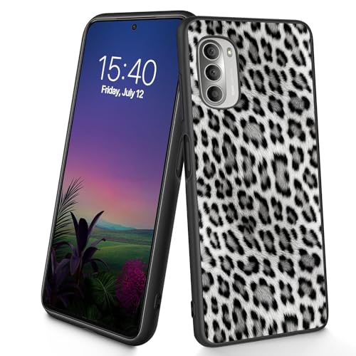 Bxgolkgd Schutzhülle für Moto G Stylus 2022, dünn, weiches TPU-Silikon, stoßfest, rutschfest, für Motorola Moto G Stylus 2022, 17,3 cm (6,8 Zoll), Leopardenmuster von Bxgolkgd